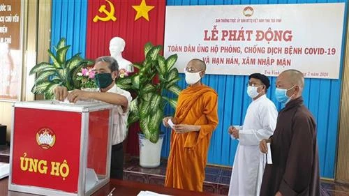 Trà Vinh đón Tết cổ truyền Chôl Chnăm Thmây nhưng không quên phòng, chống dịch COVID-19