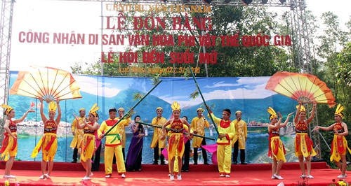 Lễ hội đền Suối Mỡ (Bắc Giang) được công nhận là di sản văn hóa phi vật thể Quốc gia