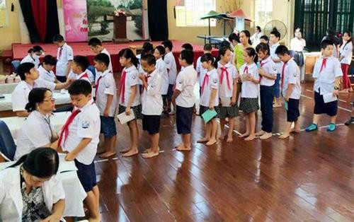 Hà Nội phát triển y tế học đường, nâng cao thể chất cho học sinh