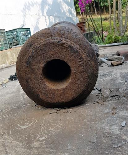 Phát hiện súng thần công cổ trên 200 năm ở đảo Quan Lạn, Quảng Ninh