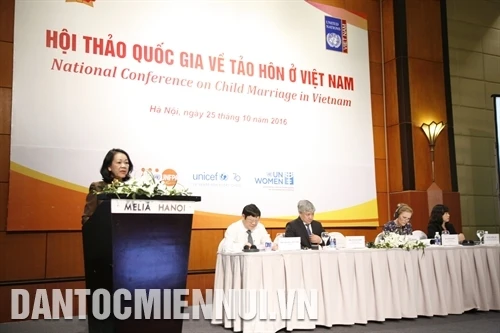 Hội thảo quốc gia về tình trạng tảo hôn ở Việt Nam