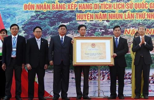 Công bố quyết định công nhận bia Lê Lợi là Bảo vật quốc gia