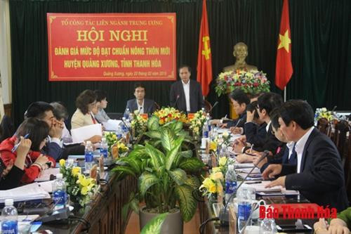 Công nhận huyện Quảng Xương đạt chuẩn nông thôn mới
