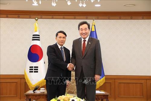 Tổng giám đốc Nguyễn Đức Lợi dẫn đầu Đoàn đại biểu TTXVN thăm và làm việc tại Hàn Quốc