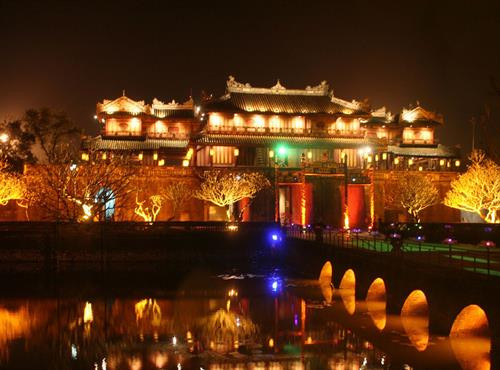 Chiếu sáng mỹ thuật Kỳ đài Huế 