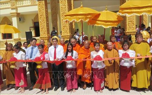 Góp phần phát triển sự nghiệp giáo dục Phật giáo Nam tông Khmer