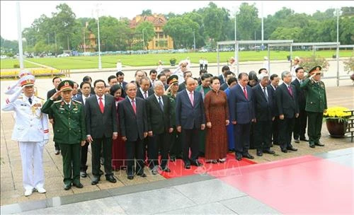 Lãnh đạo Đảng, Nhà nước vào Lăng viếng Chủ tịch Hồ Chí Minh nhân kỷ niệm 74 năm Quốc khánh 2/9