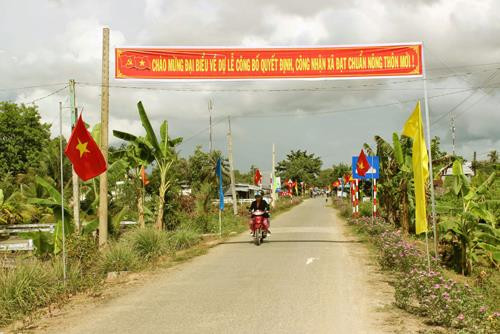 Trà Vinh đầu tư thực hiện chương trình mục tiêu quốc gia xây dựng nông thôn mới