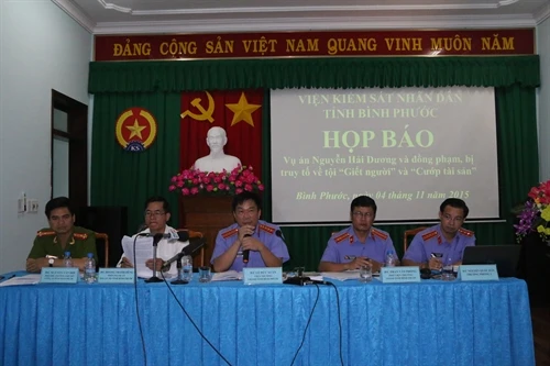 Họp báo công bố cáo trạng vụ án thảm sát 6 người trong một gia đình tại Bình Phước:
