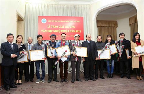Vinh danh 59 tác phẩm văn học nghệ thuật xuất sắc năm 2017