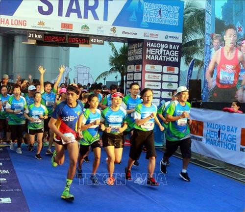 Hơn 3.000 vận động viên tham gia Giải Marathon Quốc tế Di sản Vịnh Hạ Long