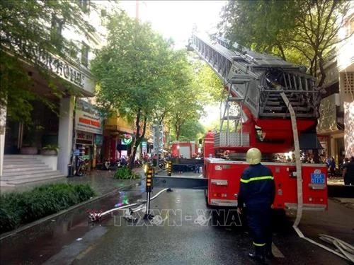 Hỏa hoạn tại khách sạn ở trung tâm Thành phố Hồ Chí Minh