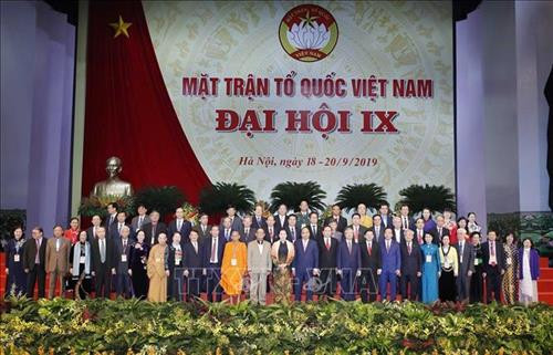 Khai mạc Đại hội đại biểu toàn quốc Mặt trận Tổ quốc Việt Nam lần thứ IX