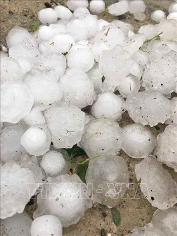 Xuất hiện mưa đá trên diện rộng tại huyện miền núi Mường Lát