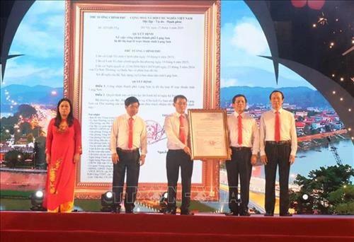 Thành phố Lạng Sơn được công nhận là đô thị loại 2