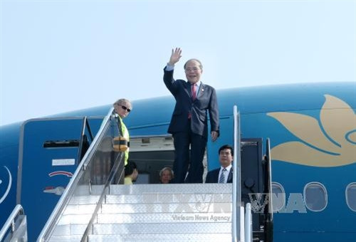 Chủ tịch Quốc hội Nguyễn Sinh Hùng bắt đầu thăm chính thức Hoa Kỳ