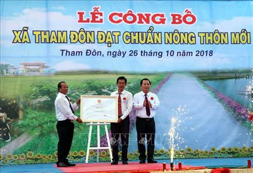Tham Đôn - xã vùng đồng bào dân tộc Khmer ở Sóc Trăng đạt chuẩn nông thôn mới
