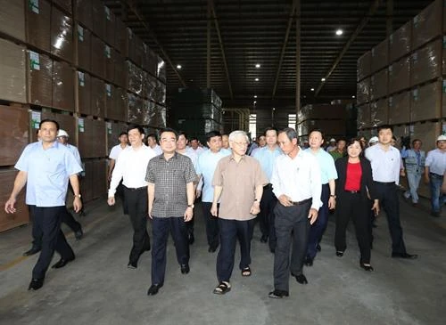 Tổng Bí thư, Chủ tịch nước Nguyễn Phú Trọng thăm, làm việc tại tỉnh Kiên Giang