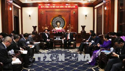 Lãnh đạo Thành phố Hồ Chí Minh tiếp Thống đốc tỉnh Yamanashi, Nhật Bản