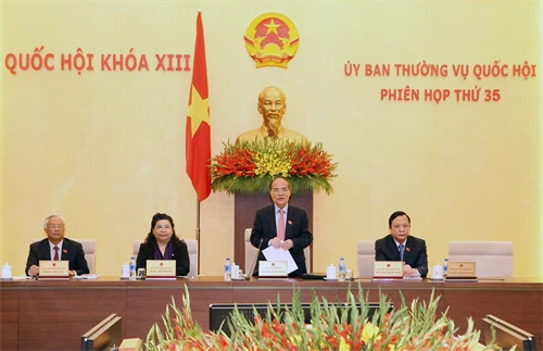Phiên họp thứ 35, Ủy ban Thường vụ Quốc hội Khóa XIII