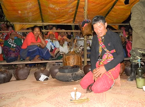 Tết đập trống của người Ma Coong