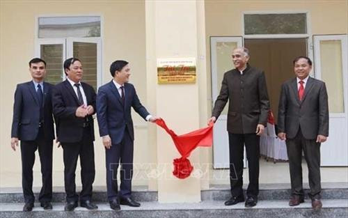 Chính phủ Ấn Độ tài trợ Nhà ăn bán trú mầm non cho trẻ em dân tộc thiểu số xã Bồ Lý