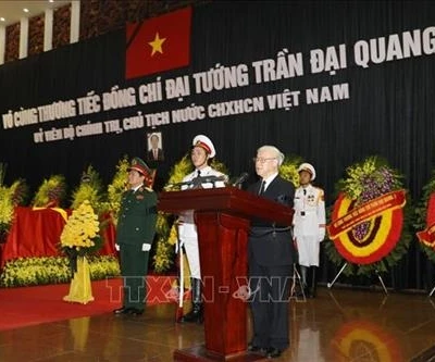 Lễ truy điệu và an táng Chủ tịch nước Trần Đại Quang