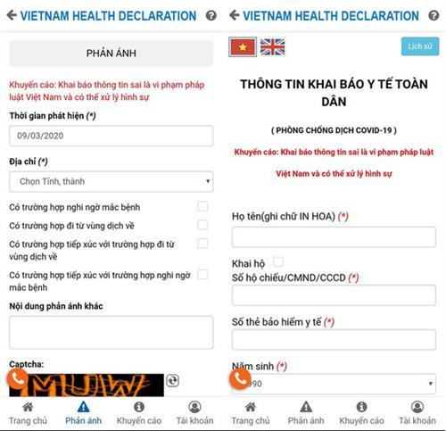 Dịch COVID -19: Khuyến cáo người dân khai báo sức khỏe để chung tay đẩy lùi dịch bệnh