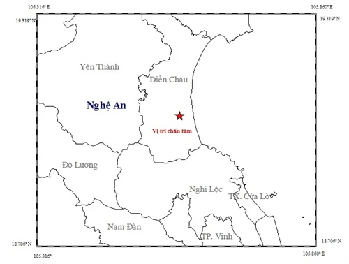 Động đất tại Nghệ An