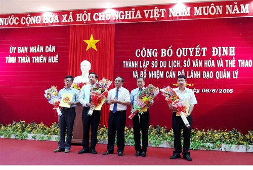 Thành lập Sở Du lịch Thừa Thiên - Huế