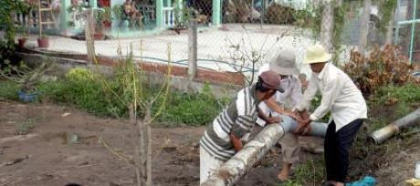 Giải quyết nước sinh hoạt cho người dân vùng ven biển Tiền Giang
