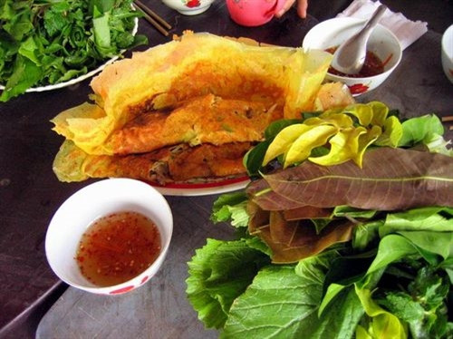Bánh xèo miền đất nắng