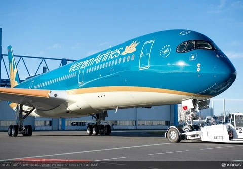 Vietnam Airlines đón nhận siêu máy bay Airbus A350 thứ 5