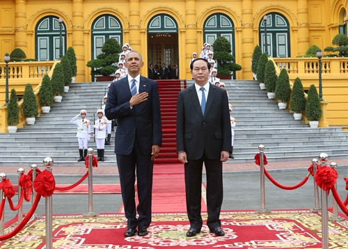 Một số hình ảnh Lễ đón Tổng thống Barack Obama