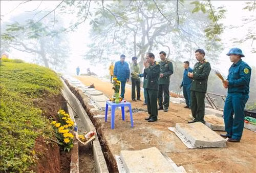 Phát hiện hài cốt và vũ khí vật liệu nổ tại Di tích Đồi A1, Điện Biên