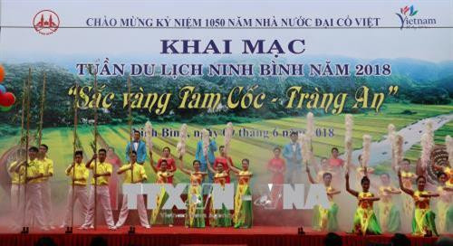 Nhiều hoạt động sôi nổi tại Tuần du lịch Ninh Bình "Sắc vàng Tam Cốc - Tràng An"