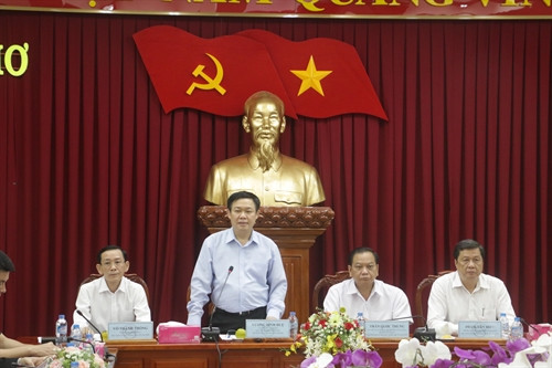 Phó Thủ tướng Chính phủ Vương Đình Huệ làm việc tại Cần Thơ