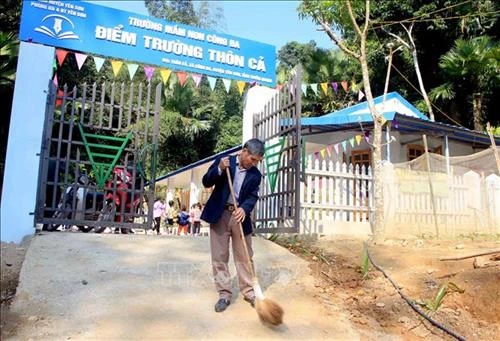 Ma Kim Hải - Người đảng viên dân tộc Tày hiến đất xây lớp mầm non cho trẻ em vùng khó