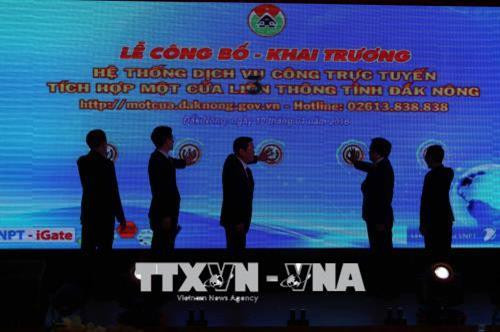 Đắk Nông khai trương Hệ thống dịch vụ công trực tuyến tích hợp một cửa liên thông
