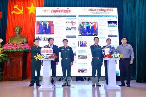 Khai trương Báo Quân đội nhân dân điện tử tiếng Lào, tiếng Khmer