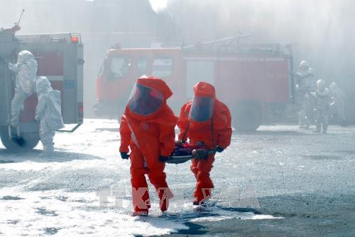 Thành phố Hồ Chí Minh diễn tập ứng phó với sự cố rò rỉ hóa chất độc hại