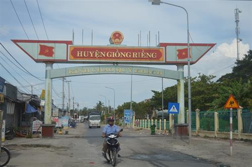 Huyện Giồng Riềng hướng tới xây dựng nông thôn mới kiểu mẫu