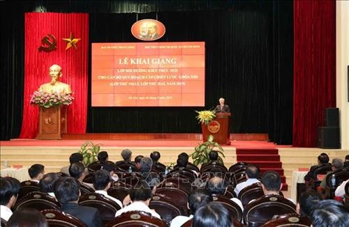 Bồi dưỡng kiến thức mới cho cán bộ quy hoạch cấp chiến lược khóa XIII của Đảng