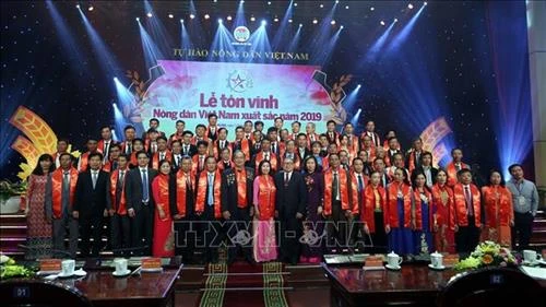 Lễ vinh danh 63 nông dân Việt Nam xuất sắc lần thứ VII, năm 2019