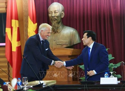 Bổ nhiệm Tay golf huyền thoại thế giới Greg Norman làm Đại sứ Du lịch Việt Nam
