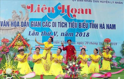 Liên hoan văn hóa dân gian của các di tích tiêu biểu tỉnh Hà Nam năm 2018