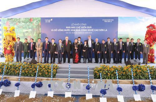 Khởi công Nhà máy Chế biến hoa quả công nghệ cao tại Sơn La