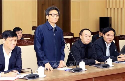 Phó Thủ tướng Vũ Đức Đam làm việc với tỉnh Vĩnh Phúc về công tác phòng chống dịch bệnh do chủng mới virus Corona
