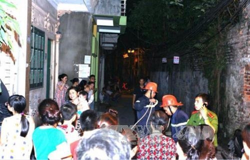 Nổ lớn ở ngõ Thông Phong-Hà Nội, một người chết tại chỗ
