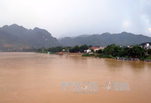 Tuyên Quang: Nước lũ dâng cao trên sông Lô, sông Gâm